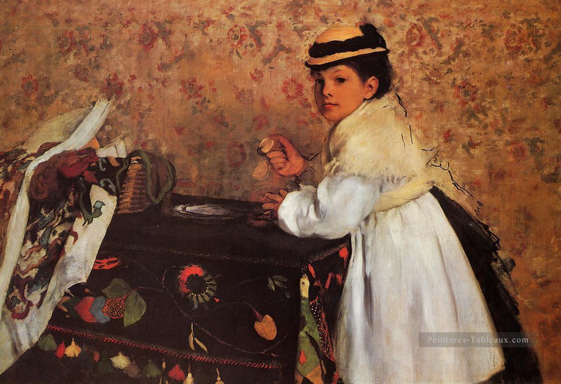 Hortense Valpin Edgar Degas Peintures à l'huile